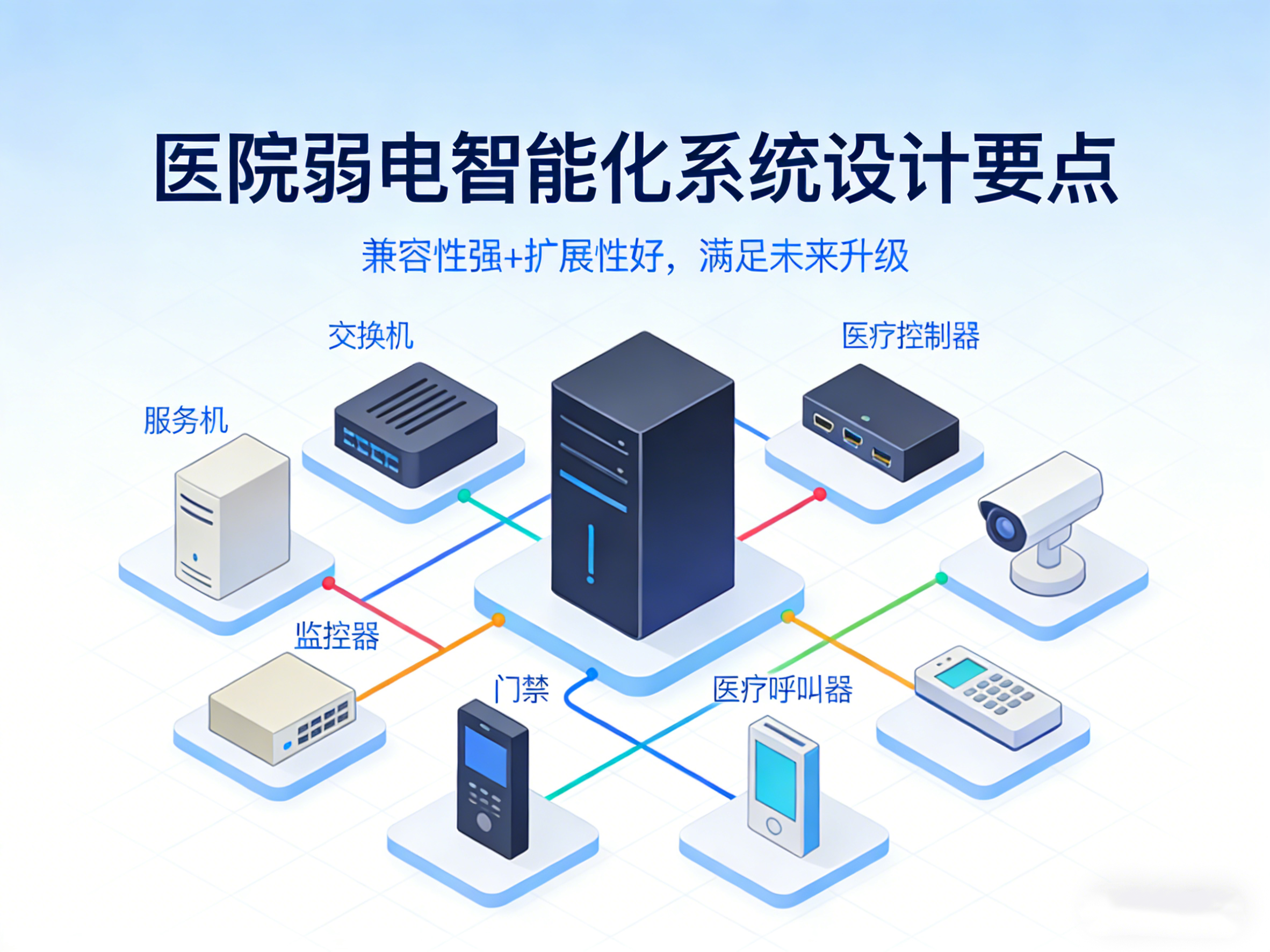 医院弱电智能化系统设计要点：兼容性强+扩展性好，满足未来升级